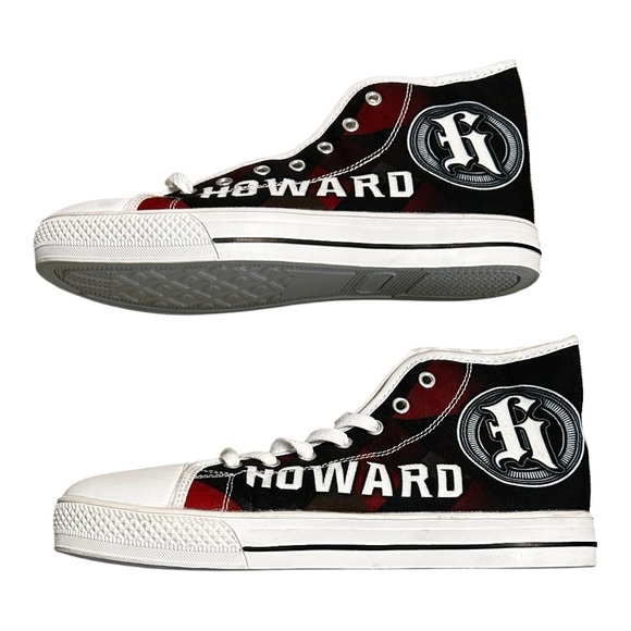 Howard University Other - Black and White High-Top Sneakers NWOT